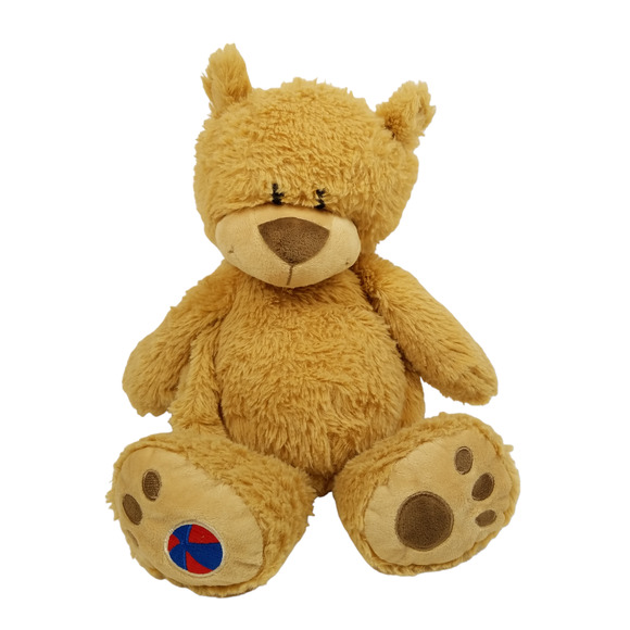 Buddy Balls Plush Beige Bear Convertible Blue Red Ball Jay At Play Stuffed Toy - Picture 1 of 9